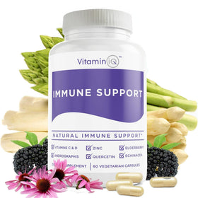 Flacon de VitaminIQ contenant 60 capsules de complément alimentaire