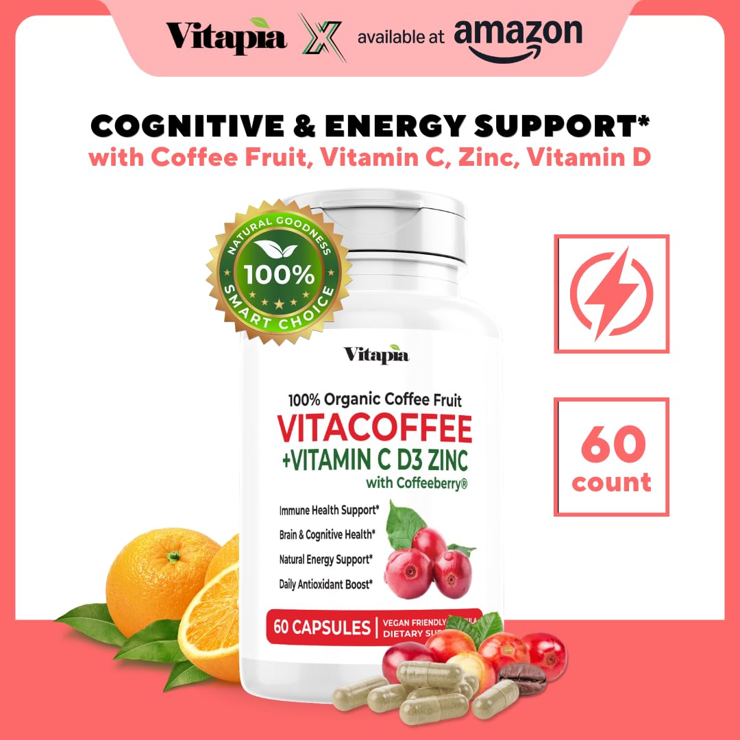 Flacon de Vitapia Vitacoffee avec 60 gélules végétales