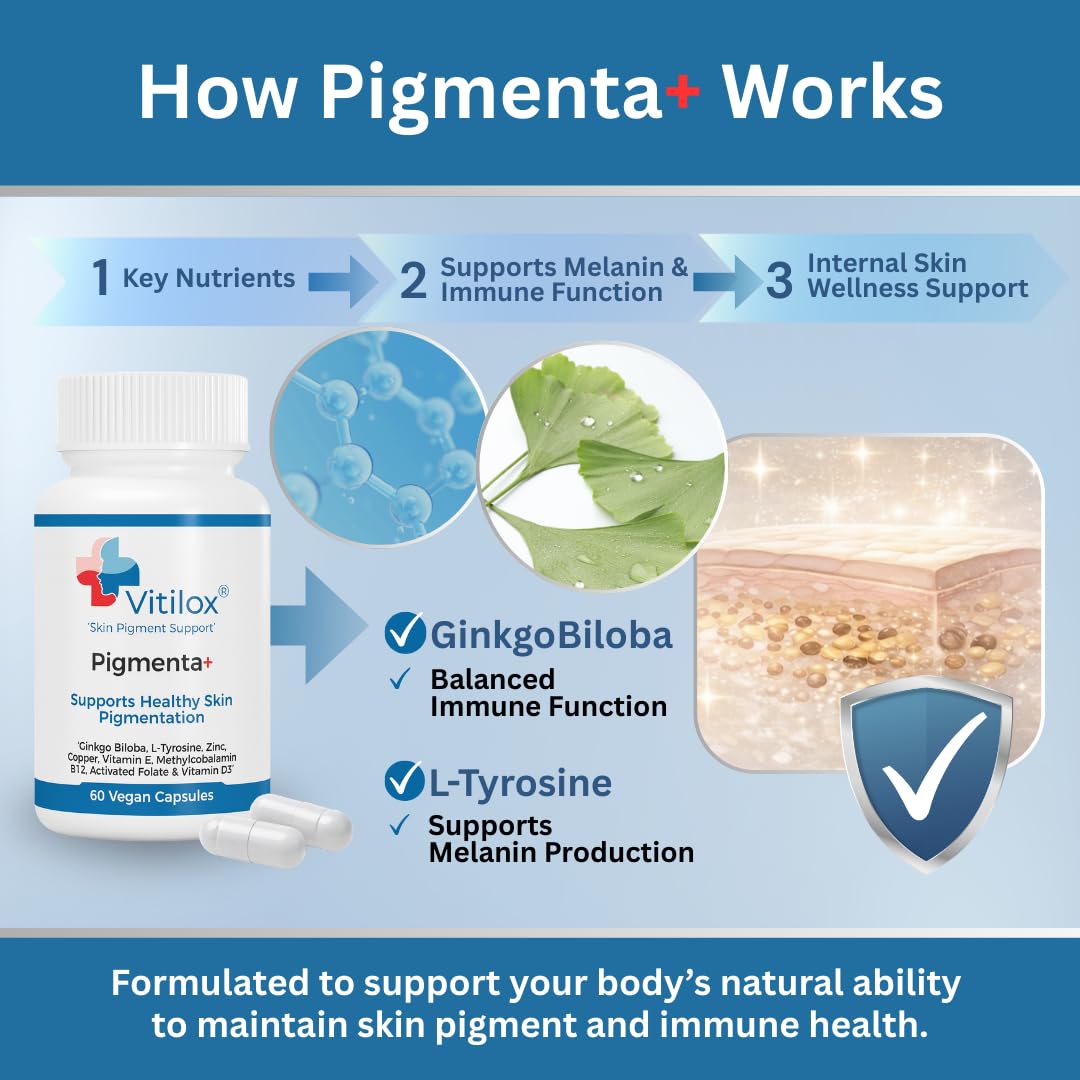 Flacon de Vitilox Pigmenta+ avec étiquette