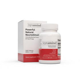 Flacon de vyvamind ouvert montrant les capsules