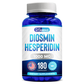 Flacon de We Like Vitamins Diosmin Hesperidin 1000mg 180 capsules avant