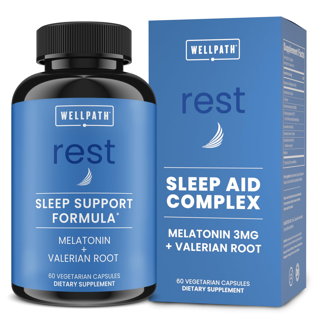 Flacon de WellPath Sommeil 60 capsules avec étiquette
