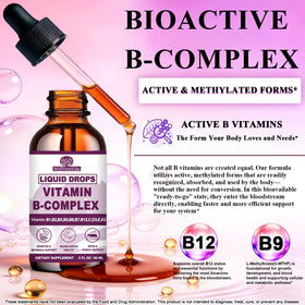 Flacon de WellVeraVida Complexe de Vitamines B avec pipette