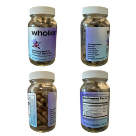 Flacon de wholier Cortisol dans un sac de sport