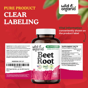 Flacon de Wild & Organic avec capsules à l'intérieur