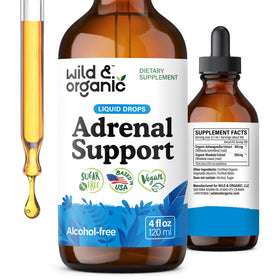 Flacon de Wild & Organic Compléments Alimentaires Soutien Surrénalien 4 oz