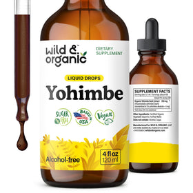 Flacon de Wild & Organic Yohimbe 5 mg 4 oz vue avant