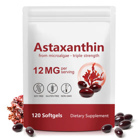 Flacon de XINSZLIN Astaxanthin 12mg avec 120 gélules