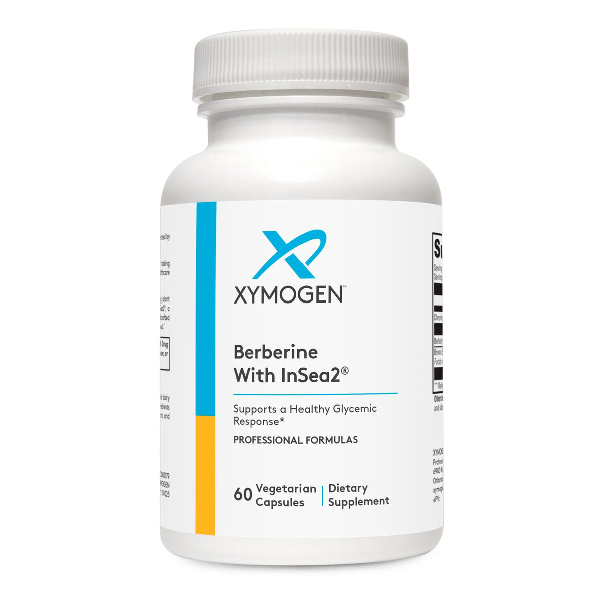 Flacon de XYMOGEN Berberine avec InSea2 - 60 capsules