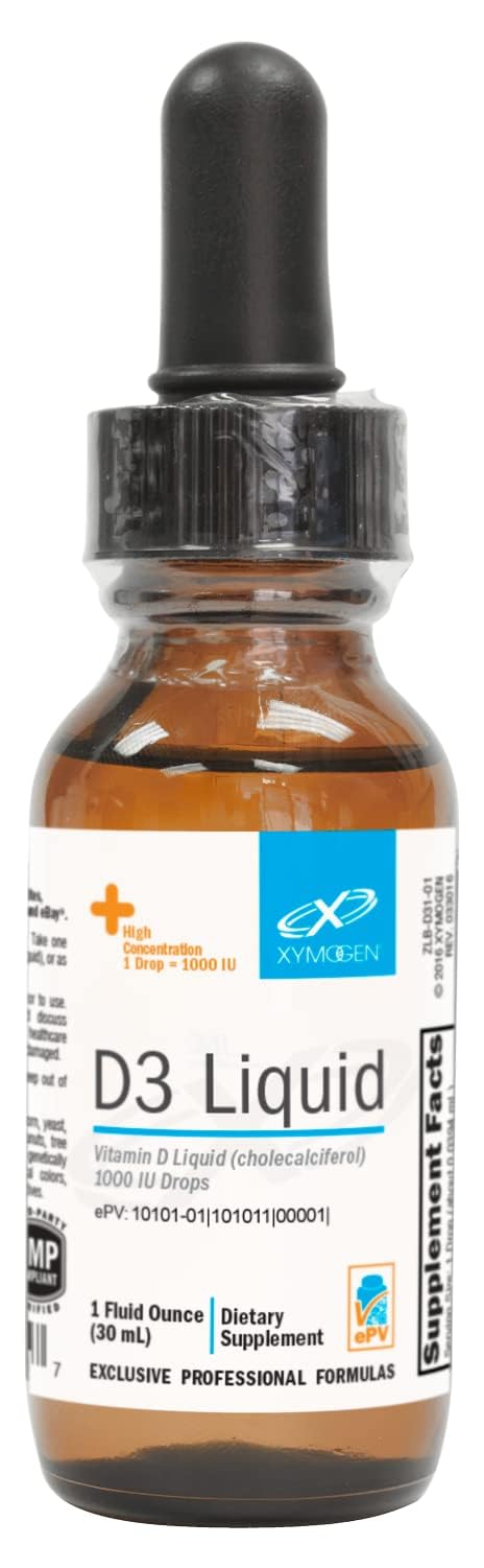 Flacon de XYMOGEN D3 Liquide 30 ml avec goutteuse