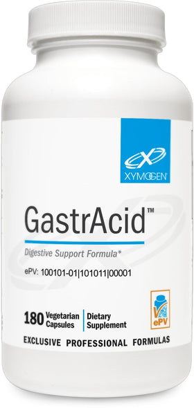 Flacon de XYMOGEN GastrAcid avec 180 capsules