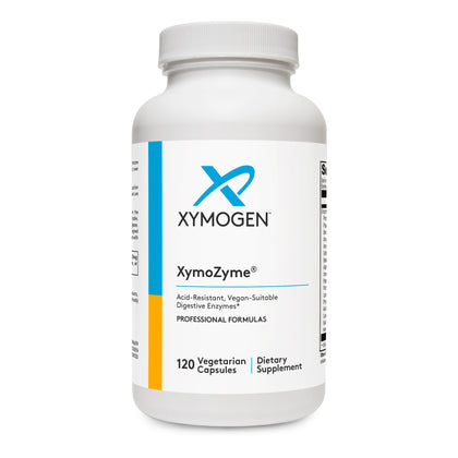 Flacon de XYMOGEN XymoZyme 120 capsules vue de face