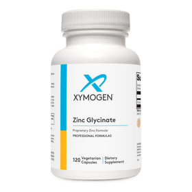 Flacon de XYMOGEN Zinc Glycinate 20 mg avec 120 capsules