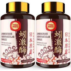 Flacon de Yasumako Lumbrokinase 100mg avec 120 capsules