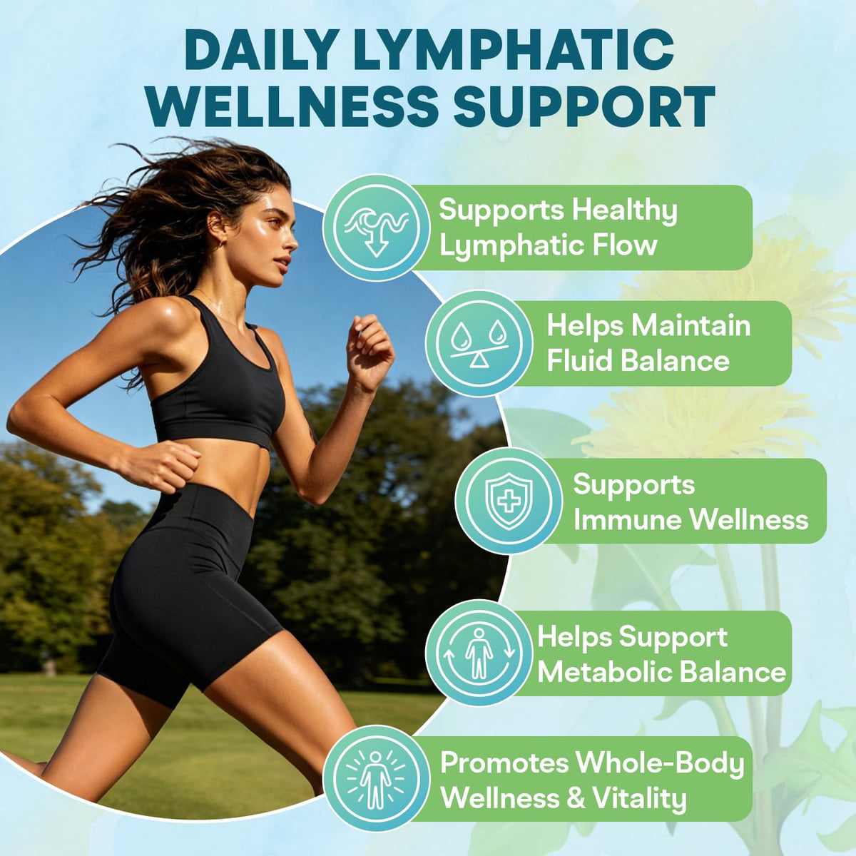 Flacon de Yelvoneth Drainage Lymphatique 60 Capsules avec étiquette