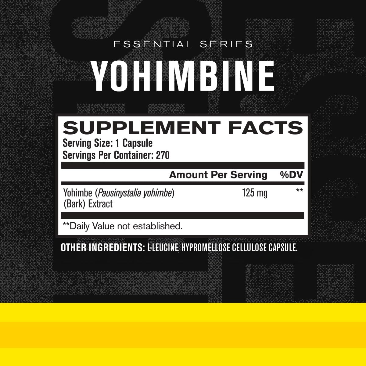 Flacon de Yohimbine Jacked Factory sur fond neutre