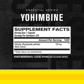 Flacon de Yohimbine Jacked Factory sur fond neutre