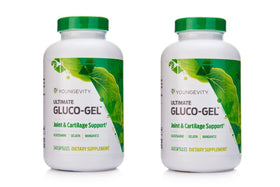 Flacon de Youngevity Gluco-Gel 240 capsules vue avant