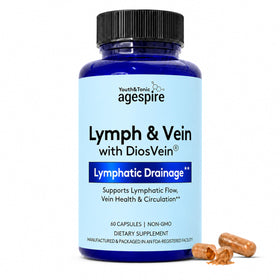 Flacon de Youth & Tonic Drainage Lymphatique 60 capsules vue frontale