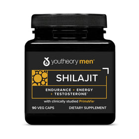 Flacon de Youtheory Shilajit Homme 90 capsules vue de face