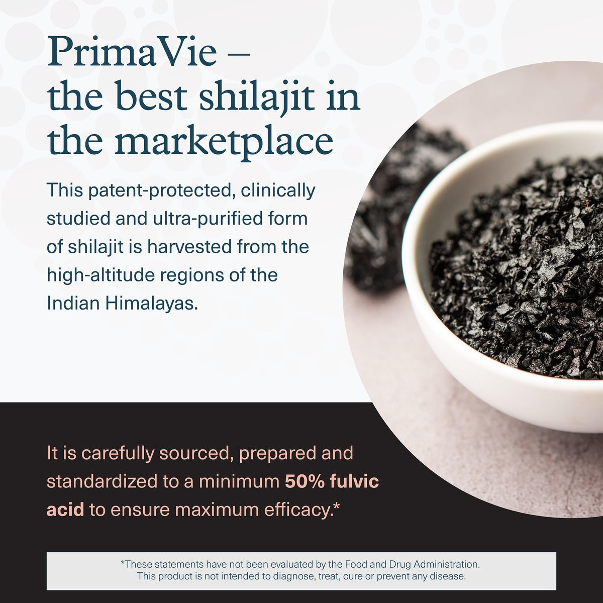 Flacon de Youtheory Shilajit ouvert avec capsules visibles