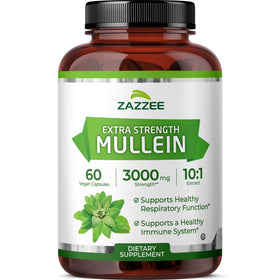 Flacon de Zazzee Extrait de Feuille de Molène Extra Fort 120 capsules