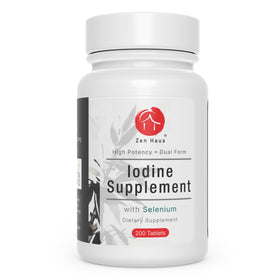 Flacon de Zen Haus 12,5 mg Iode avec Sélénium, devant