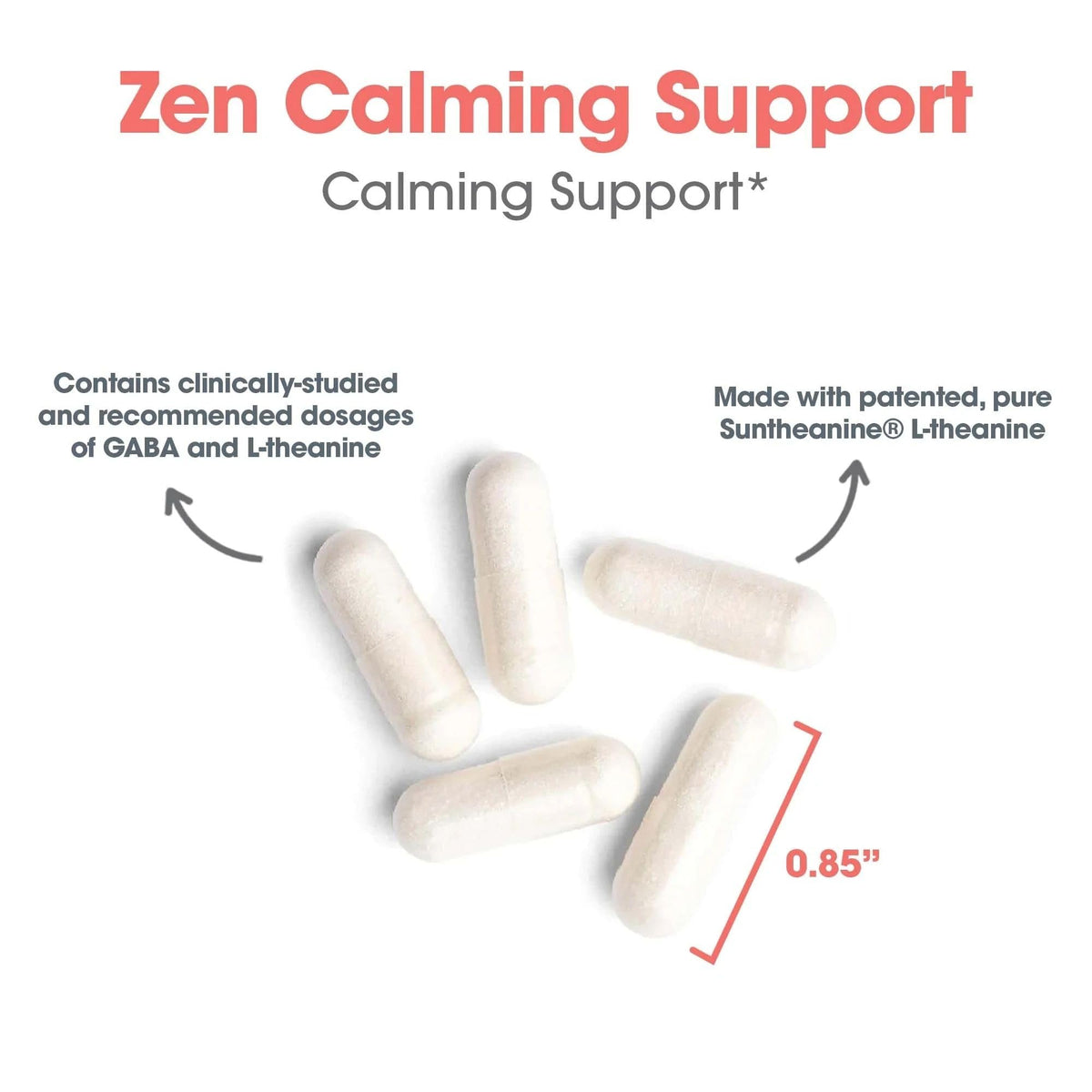 Flacon de ZenMind ouvert avec capsules visibles