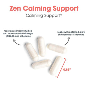 Flacon de ZenMind ouvert avec capsules visibles