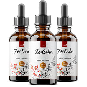 Flacon de ZenSulin 60ml vue de face avec étiquette