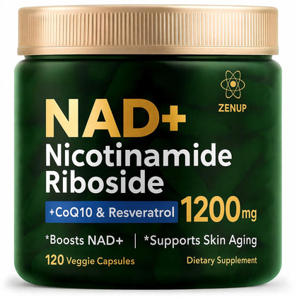 Flacon de ZenUP Complément Alimentaire NAD 1200mg avec capsules végétales