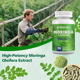 Flacon de Zhibenon Extrait de Moringa sur une table