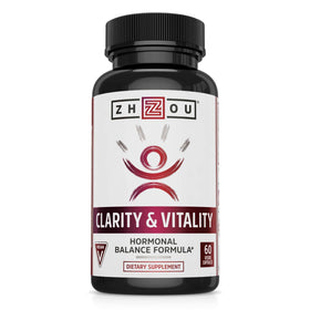 Flacon de ZHOU Clarity & Vitality 60 capsules végétales