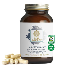 Flacon de Zinc Complex PURE SYNERGY avec 60 capsules