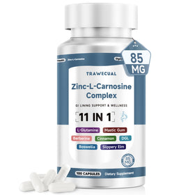 Flacon de Zinc L-Carnosine Complex Trawecual 100 capsules