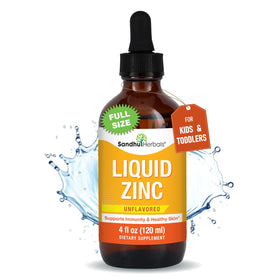 Flacon de Zinc Liquide SANDHUHERBALS 240g vue de face