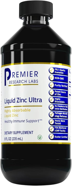 Flacon de Zinc Liquide Ultra de Premier Research Labs 240 ml