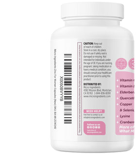 Flacon de Zinc Picolinate 30mg ouvert montrant les capsules à l'intérieur