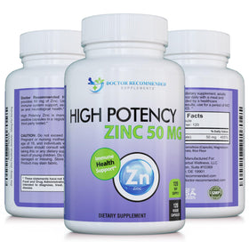 Flacon de Zinc Picolinate 50mg de SUPPLEMENTS avec 120 capsules végétales