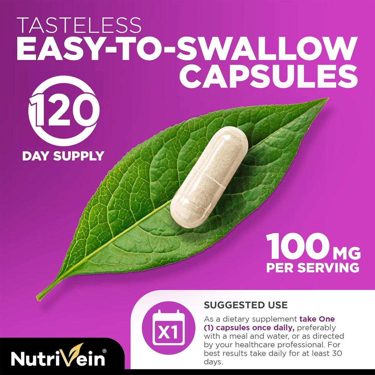Flacon de Zinc Picolinate Nutrivein ouvert avec capsules visibles