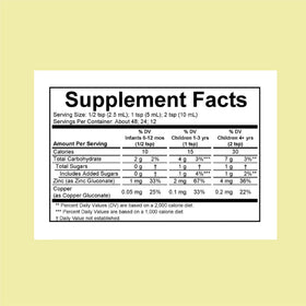 Flacon de Zinc Plus Liquide CHILDLIFE ESSENTIALS 4 Fl Oz arrière