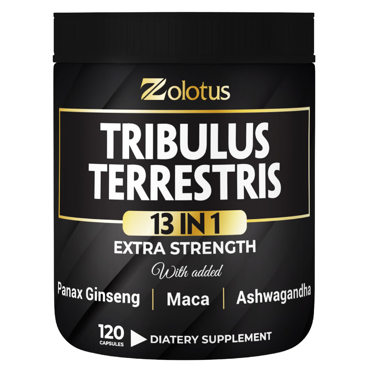 Flacon de Zolotus Complément Alimentaire 13-en-1 avec 120 capsules