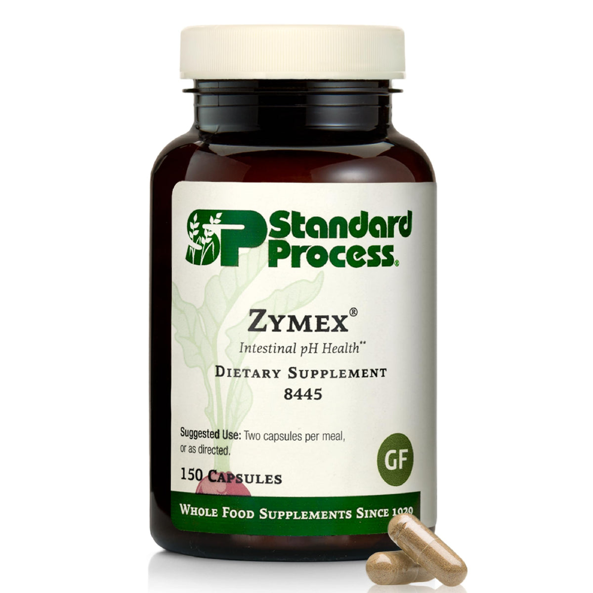 Flacon de Zymex Standard Process contenant 150 capsules