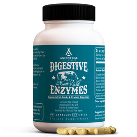 Flacon des enzymes daily Ancestral Supplements 90 capsules
