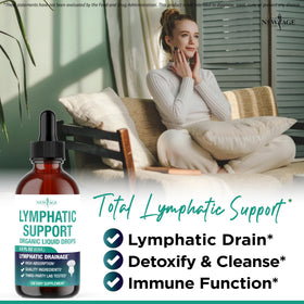 Flacon des Gouttes de Drainage Lymphatique Bio NEW AGE avec étiquette