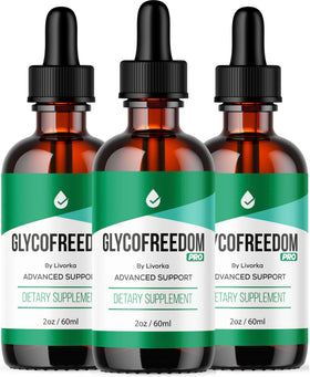 Flacon des Gouttes GlycoFreedom de LIVORKA, 60ml, vue de face