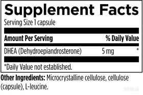 Flacon DHEA Designs for Health avec étiquette