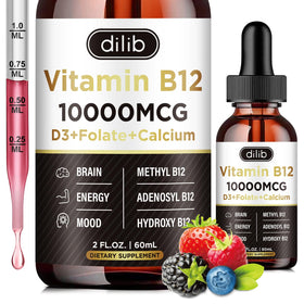 Flacon dilib B12 Complexe 10000 mcg vue avant