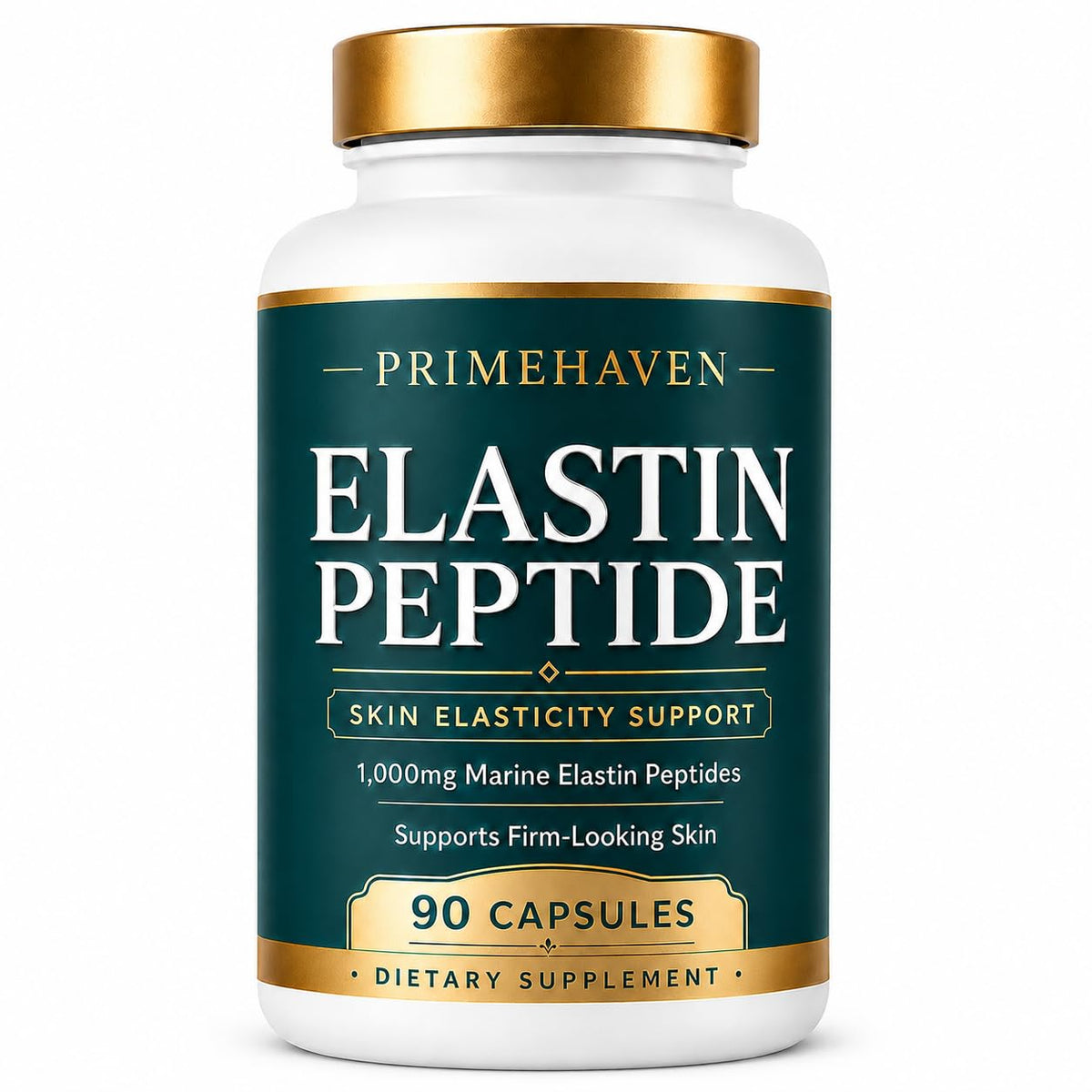 Flacon DROWZEN côté avec 90 gélules de peptides d'élastine