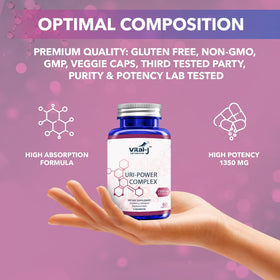 Flacon du Complexe URI 4-en-1 Vital-J avec capsules